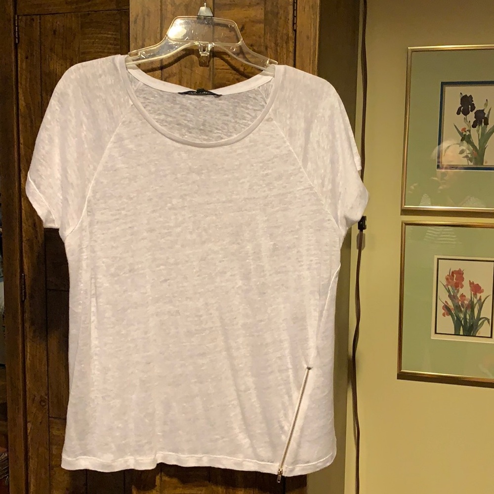W118 by Walter Baker white linen T